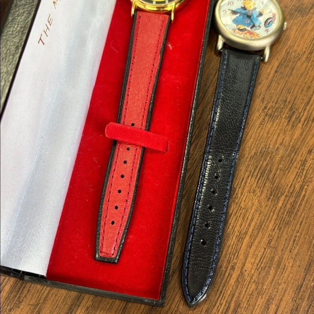 The Muffy Vanderbear Collection Bundle Set of 2 Watches Leather Band WORKING